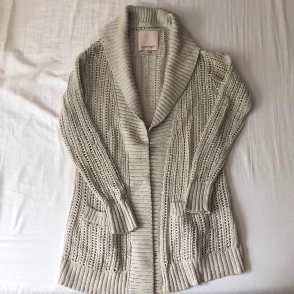 Aritzia Open Knit Cardigan